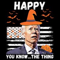 Happy You Know The Thing Funny Joe Biden Halloween Costume Impact Tech Backpack