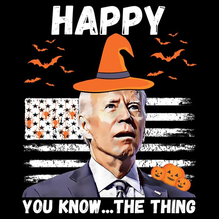 Happy You Know The Thing Funny Joe Biden Halloween Costume 16 in Basic Backpack