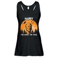 Happy You Know The Thing Funny Joe Biden Halloween Ladies Essential Flowy Tank