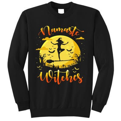 Halloween Yoga Lover Costume Gifts Namaste Witches Sweatshirt