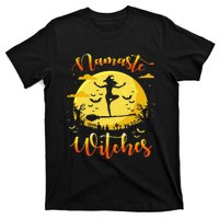 Halloween Yoga Lover Costume Gifts Namaste Witches T-Shirt