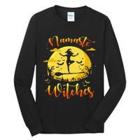 Halloween Yoga Lover Costume Gifts Namaste Witches Tall Long Sleeve T-Shirt