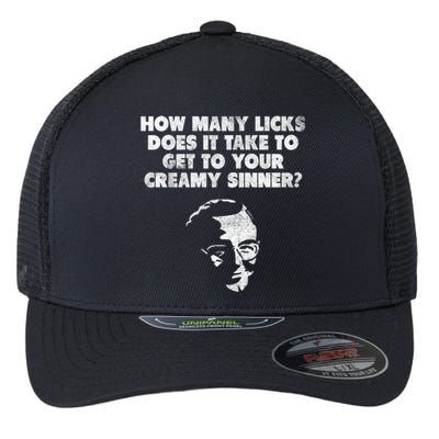 How Y Licks Does It Take To Get To Your Creamy Sinner? Great Gift Flexfit Unipanel Trucker Cap