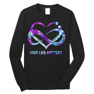 Heart Your Life Matters Suicide Prevention Awareness Long Sleeve Shirt