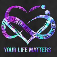 Heart Your Life Matters Suicide Prevention Awareness Adult Drive Performance Visor