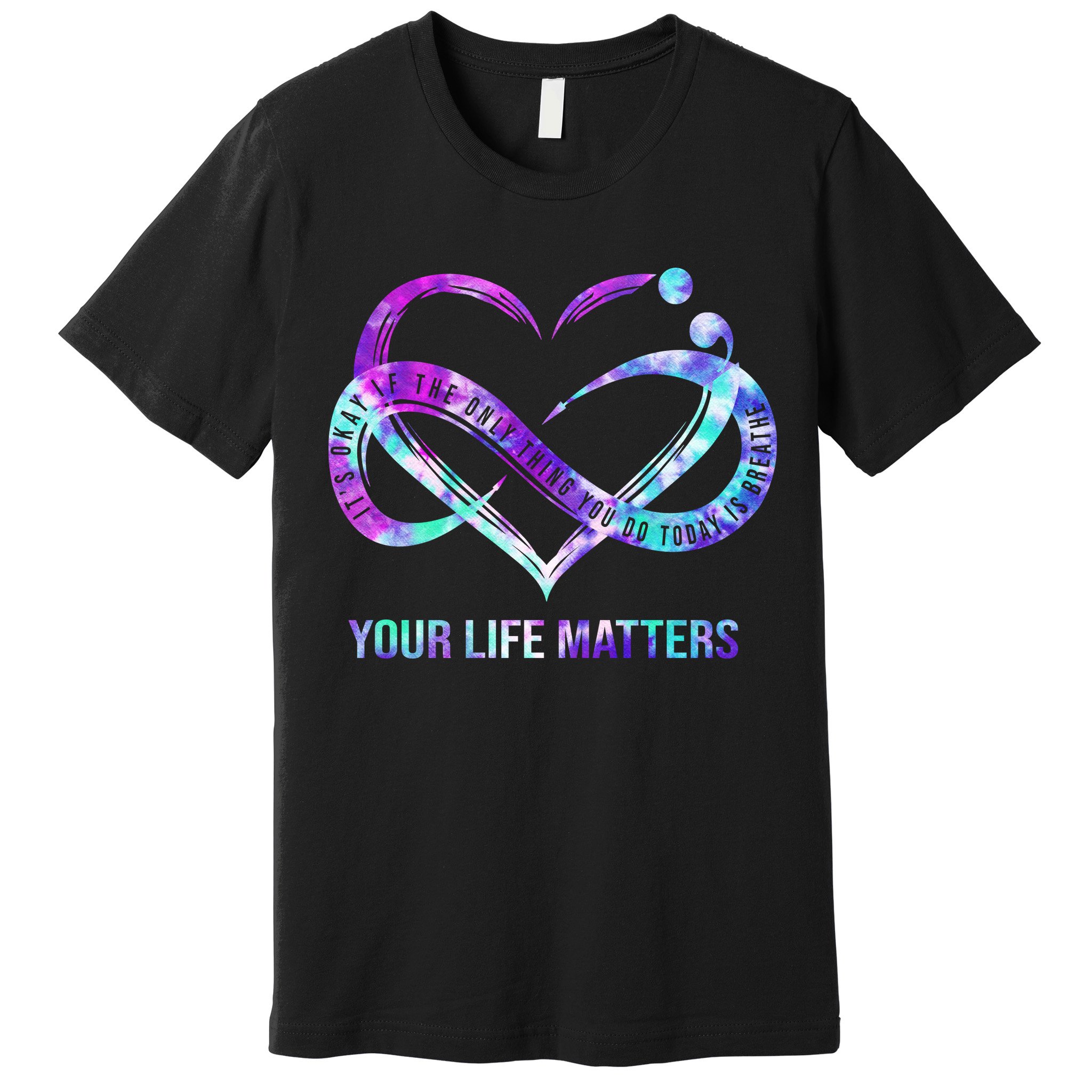 Heart Your Life Matters Suicide Prevention Awareness Premium T-Shirt