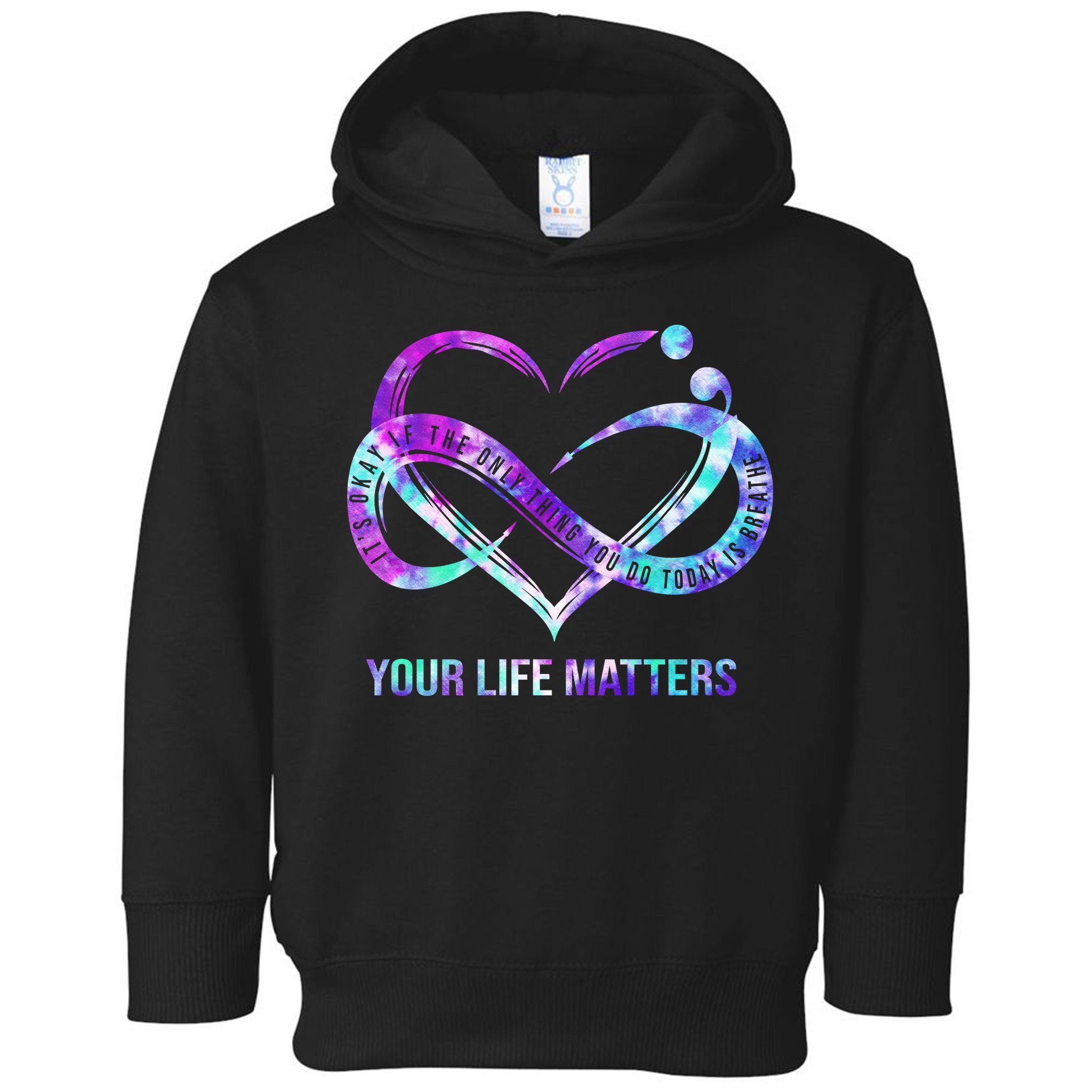 Heart Your Life Matters Suicide Prevention Awareness Toddler Hoodie