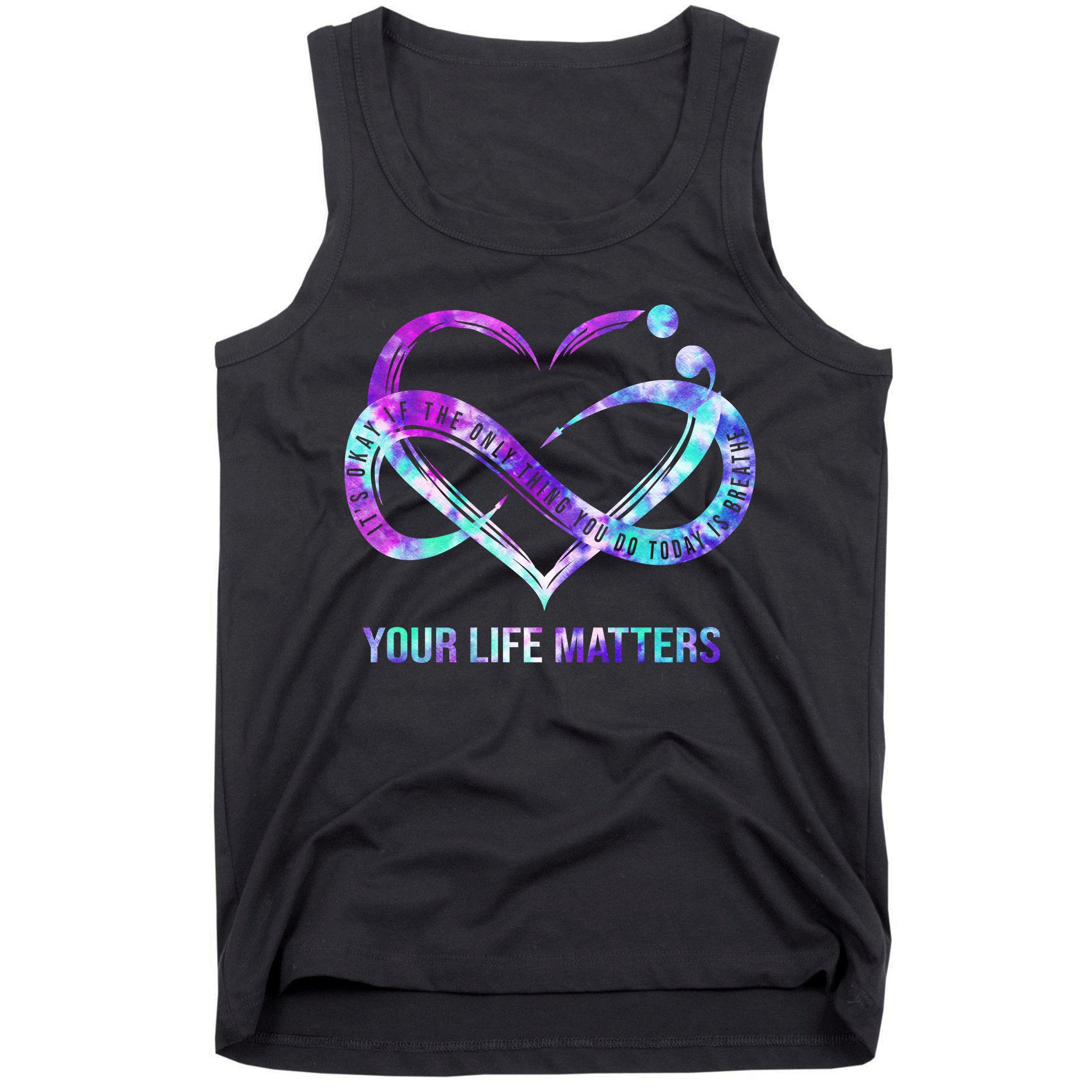 Heart Your Life Matters Suicide Prevention Awareness Tank Top