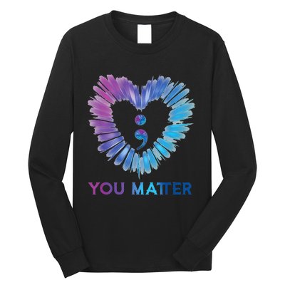 Heart You Matter 988 Suicide Prevention Awareness Long Sleeve Shirt