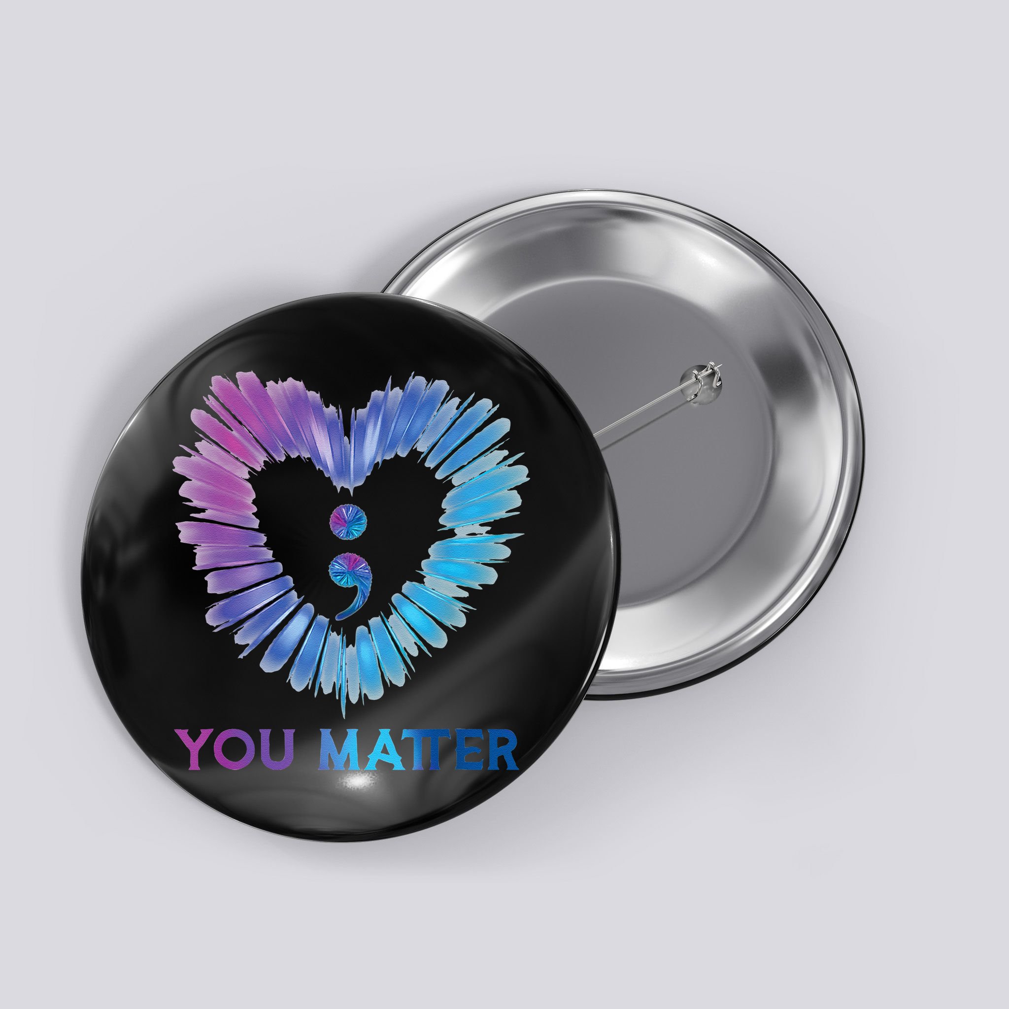 Heart You Matter 988 Suicide Prevention Awareness Button