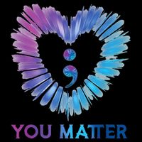 Heart You Matter 988 Suicide Prevention Awareness Flat Bill Trucker Hat