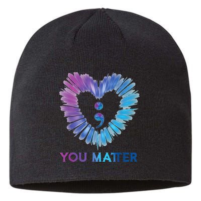 Heart You Matter 988 Suicide Prevention Awareness Sustainable Beanie