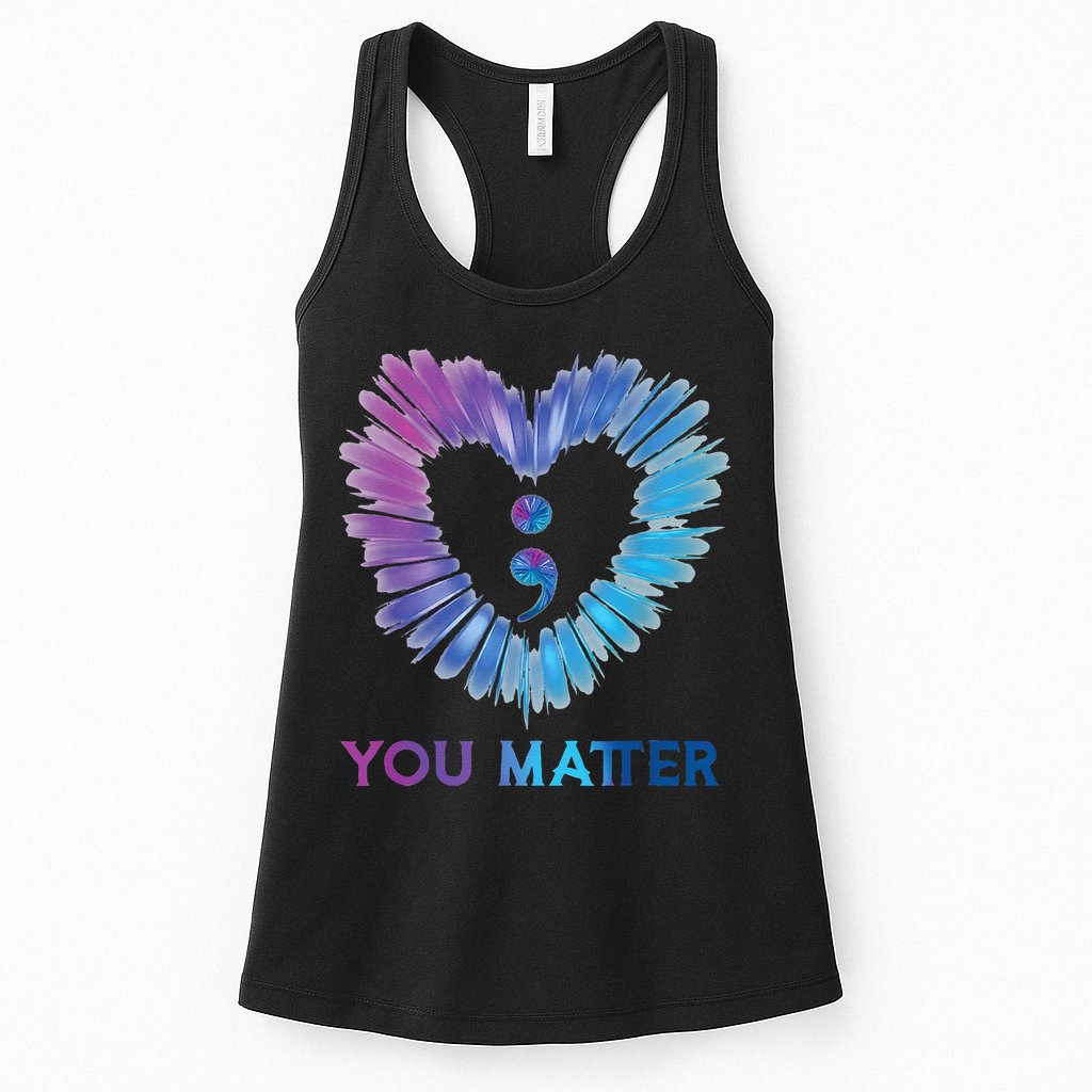 Heart You Matter 988 Suicide Prevention Awareness Womens Tank Top