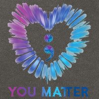 Heart You Matter 988 Suicide Prevention Awareness Cotton Canvas Backpack