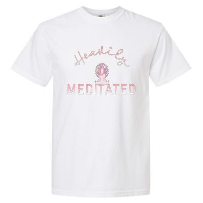 Heavily Yoga Meditated Gift Garment-Dyed Heavyweight T-Shirt