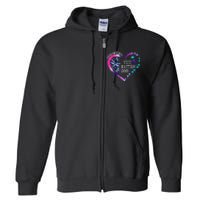 Heart You Matter 988 Suicide Prevention Awareness Dragonfly Full Zip Hoodie