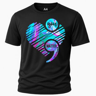 Heart You Matter Don't Let Story End Suicide Prevention Awareness Performance Shirt