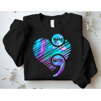 Heart You Matter Don't Let Story End Suicide Prevention Awareness Sweatshirt