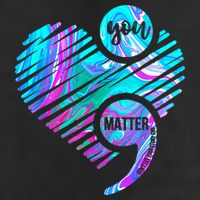 Heart You Matter Don't Let Story End Suicide Prevention Awareness Adult Drive Performance Visor