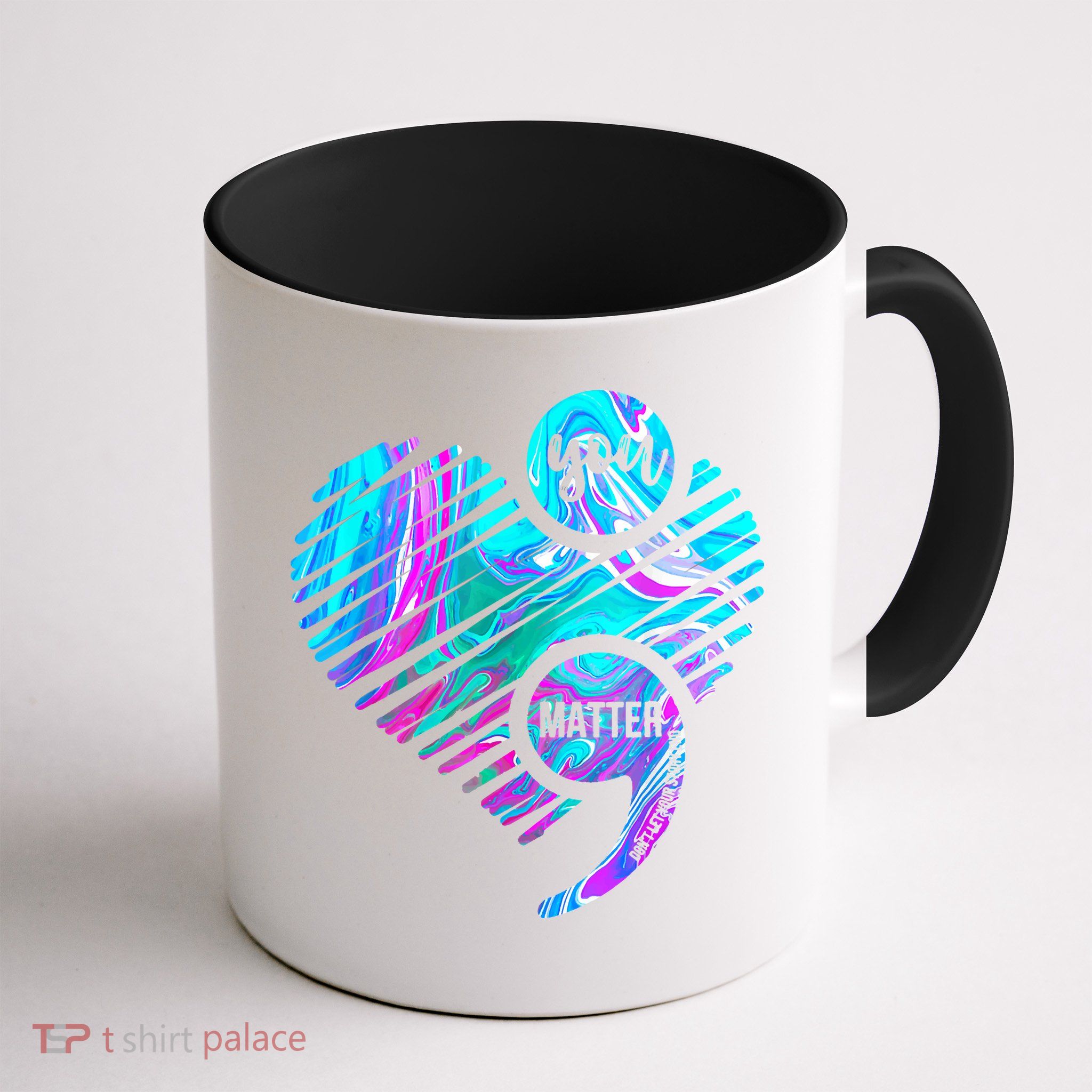 Heart You Matter Don't Let Story End Suicide Prevention Awareness Mug
