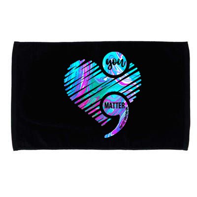 Heart You Matter Don't Let Story End Suicide Prevention Awareness Microfiber Hand Towel