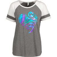 Heart You Matter Don't Let Story End Suicide Prevention Awareness Enza Ladies Jersey Colorblock Tee