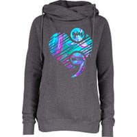 Heart You Matter Don't Let Story End Suicide Prevention Awareness Womens Funnel Neck Pullover Hood