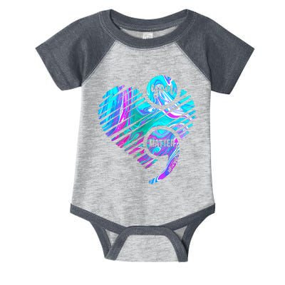 Heart You Matter Don't Let Story End Suicide Prevention Awareness Infant Baby Jersey Bodysuit