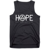 Hope YouLl Never Trudge Alone Sober Aa Na Sayings Gifts Tank Top