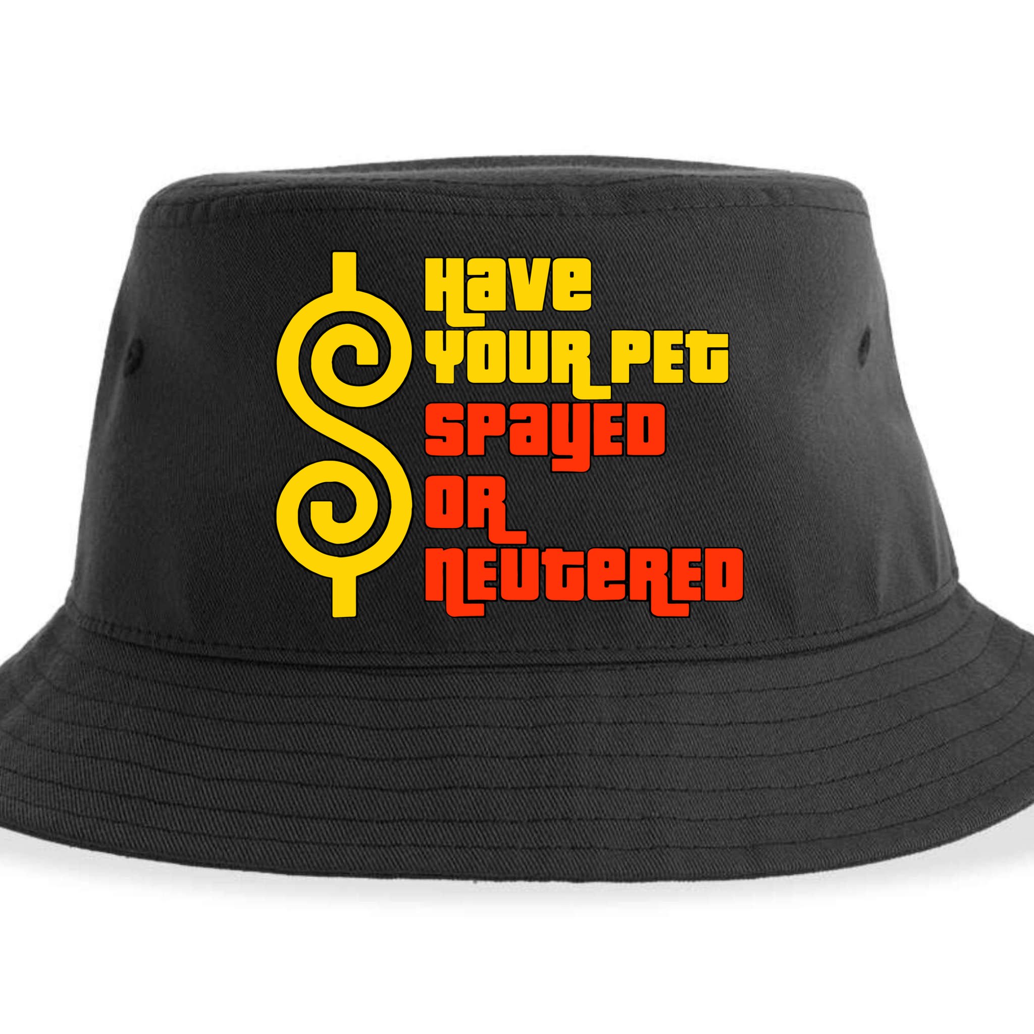 Have Your Pet Spayed Or Neutered Right Game Show Sustainable Bucket Hat