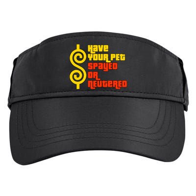 Have Your Pet Spayed Or Neutered Right Game Show Adult Drive Performance Visor