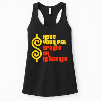 Have Your Pet Spayed Or Neutered Right Game Show Womens Tank Top