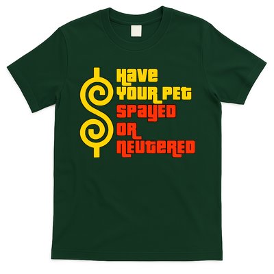Have Your Pet Spayed Or Neutered Right Game Show T-Shirt
