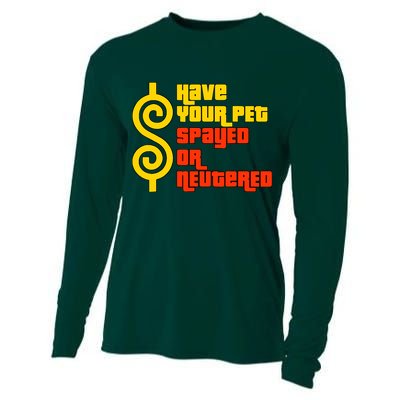 Have Your Pet Spayed Or Neutered Right Game Show Cooling Performance Long Sleeve Crew