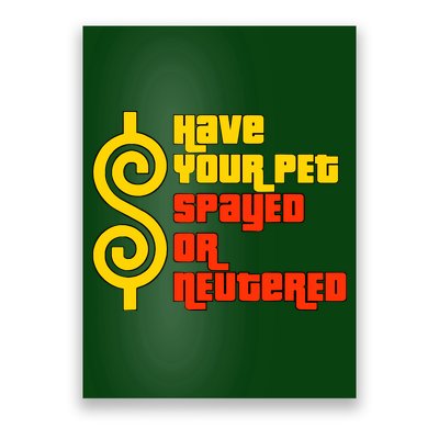 Have Your Pet Spayed Or Neutered Right Game Show Poster