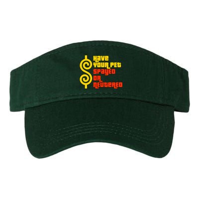 Have Your Pet Spayed Or Neutered Right Game Show Visor