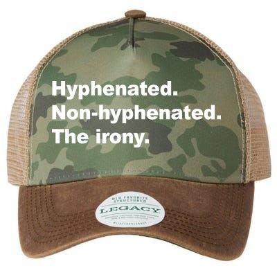 Hyphenated Non-Hyphenated The Irony Legacy Tie Dye Trucker Hat