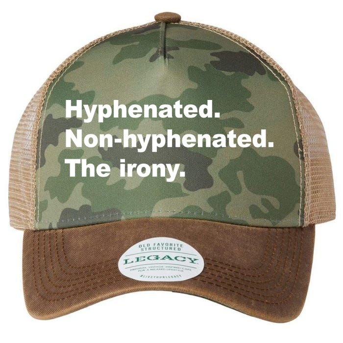 Hyphenated Non-Hyphenated The Irony Legacy Tie Dye Trucker Hat