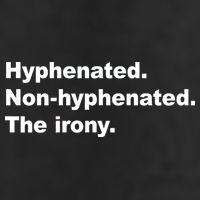 Hyphenated Non-Hyphenated The Irony 7 Panel Mesh Trucker Snapback Hat