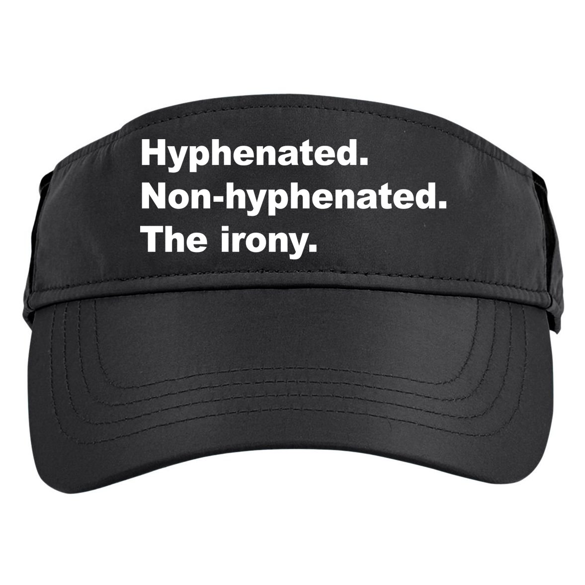 Hyphenated Non-Hyphenated The Irony Adult Drive Performance Visor