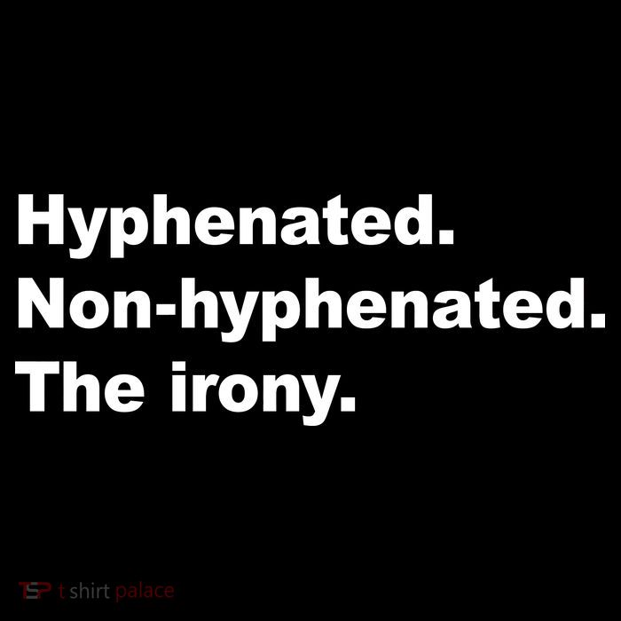 Hyphenated Non-Hyphenated The Irony Short Acrylic Beanie