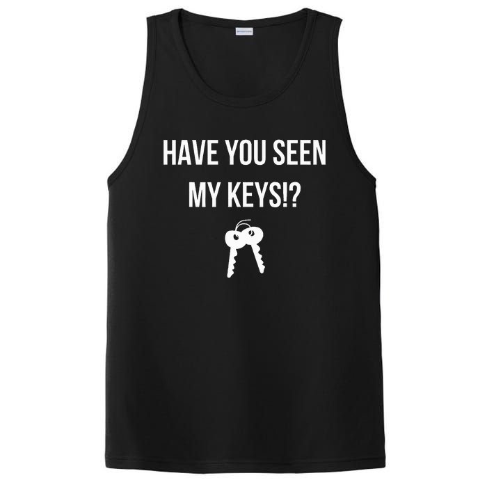 Have You Seen My Keys WhereS My Lost Keys Funny PosiCharge Competitor Tank