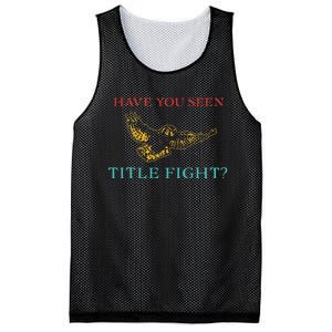 Have You Seen Title Fight Apparel Mesh Reversible Basketball Jersey Tank