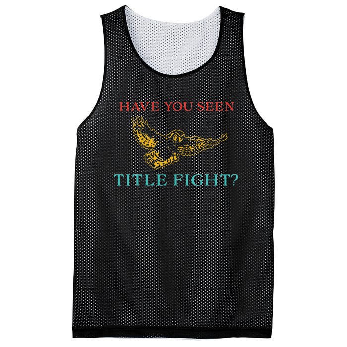 Have You Seen Title Fight Apparel Mesh Reversible Basketball Jersey Tank