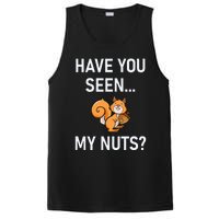 Have You Seen My Nuts Squirrel Pun Funny Jokes Family PosiCharge Competitor Tank