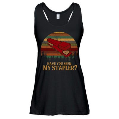 Have You Seen My Stapler? Office Space Quote Vintage Ladies Essential Flowy Tank