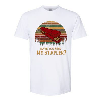 Have You Seen My Stapler? Office Space Quote Vintage Softstyle CVC T-Shirt