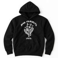 Hail Yourself Skull Skeleton Grave Last Podcast On Left Hoodie