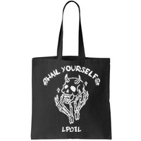 Hail Yourself Skull Skeleton Grave Last Podcast On Left Bag