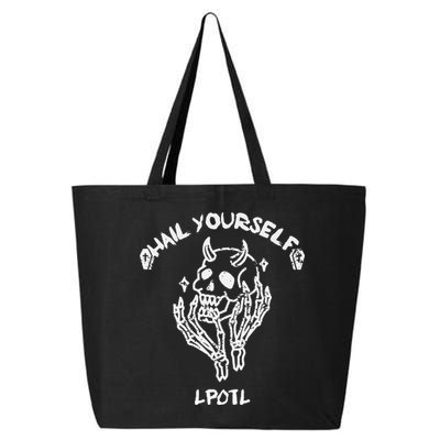 Hail Yourself Skull Skeleton Grave Last Podcast On Left 25L Jumbo Tote